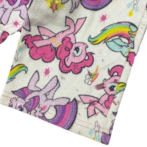 🌟 My Little Pony Girls Pajama Set Rainbow Dash & Pinkie Pie Size 6/7 🌟 - Picture 4 of 7